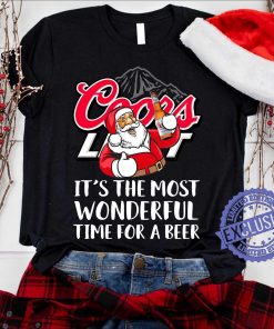 Coors santa chriatmas 2020 It’s the most wonderful time for a beer t-shirt