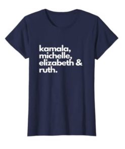 Feminist Political Icon, Kamala, Michelle, RBG, Elizabeth Unisex Shirt