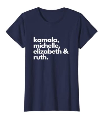 Feminist Political Icon, Kamala, Michelle, RBG, Elizabeth Unisex Shirt