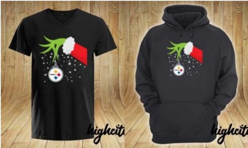 Grinch Hand Pittsburgh Steelers Merry Christmas 2020 Sweatershirt