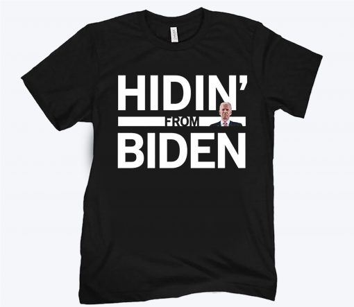 Hidin from Biden 2020 Election Funny Campaign Toddler Kids Girl Boy T-Shirt