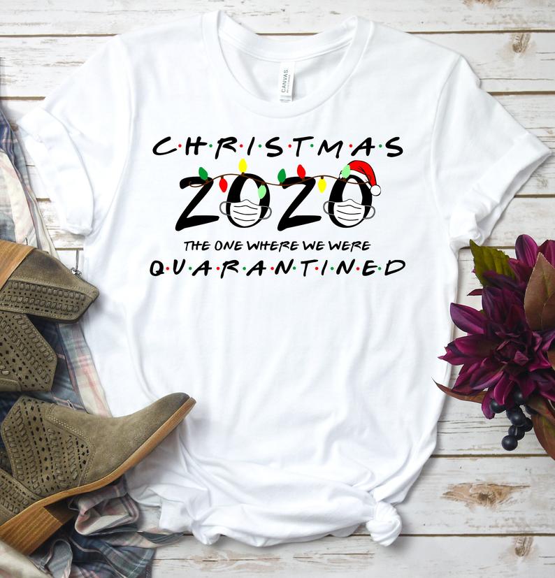 2020 quarantine christmas shirt