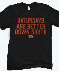 Saturdays Are Better Down South Blue Shirt