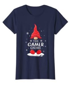The Gamer Gnome Matching Family Christmas Pajamas Costume Tee Shirt