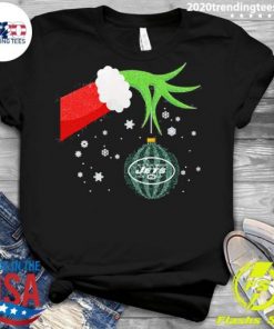 The Grinch Christmas Logo Ornament New York Jets Hoodies T-Shirt