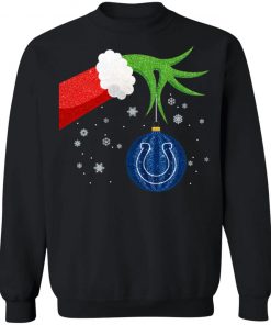 The Grinch Christmas Ornament Indianapolis Colts Sweatedshirt