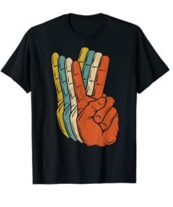 Vintage Retro Peace Vintage Shirt 60's 70's Hippie Gift T-Shirt