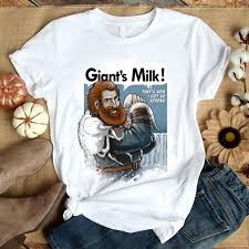 2021 Giants Milk Thats How I Got So Strong Tee Shirt