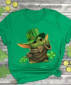 Baby Yoda St. Patrick’s Day Green T-Shirt