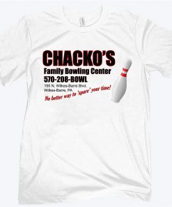 CHACKO'S FAMILY BOWLING CENTER TEE SHIRT