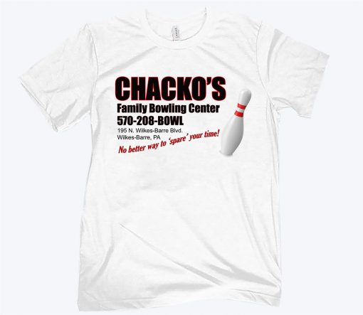 CHACKO'S FAMILY BOWLING CENTER TEE SHIRT