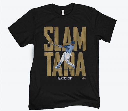 Carlos Santana Slamtana KC - MLBPA Tee Shirt