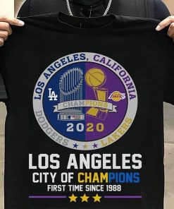 Los Angeles City Of Champions First Time Since 1988 Shirts 2020 World Champions Trophies, Los Angeles Shirt, Champions 2021 t shirt
