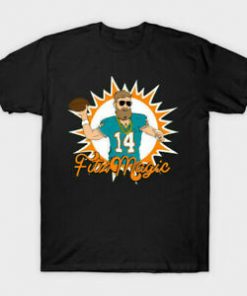 Miami Fitzmagic Ryan Fitzpatrick From Miami Dolphins NFL Black Tee Shirt