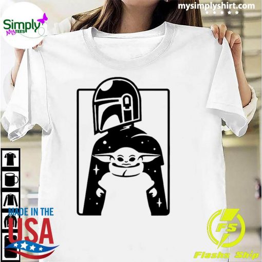 Minimal Mando And Grogu The Mandalorian Baby Yoda Classic T-Shirt