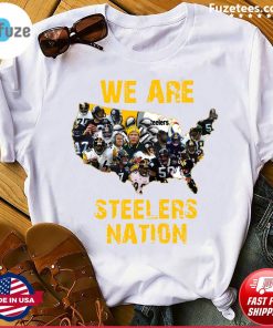 Pittsburgh Steelers We Are Steelers Nation American Map United States T-Shirt