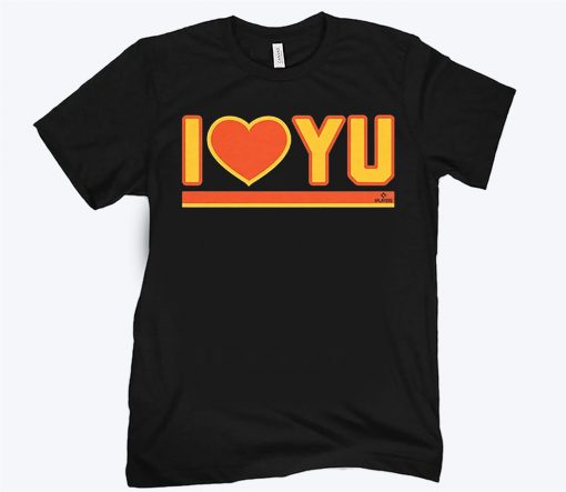 Yu Darvish I Love Yu T-Shirt, San Diego - MLBPA