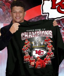 2021 Champion Kansas City Chiefs Super Bowl AFC Champions Mahomes Liv NFL Football Team Fan Lover Unisex Trending Hoodies Sweatshirt