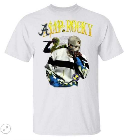 Asap Rocky white Ladies Tee Shirt