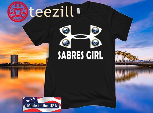 Buffalo Sabres Girl Under Armour Hockey Sports Fans T-Shirt