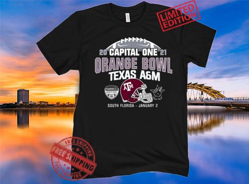 Capital One 2021 Orange Bowl Texas A&M Tee Shirt