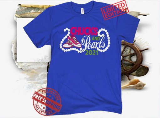 Chucks and Pearls 2021 Shirt, Kamala Harris shirt, Pearls and Chucks Shirt, I'm Speaking Shirt, Inauguration Shirt