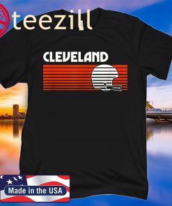 Cleveland Football Helmet Retro Game Day T-Shirts