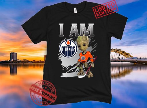 I Am Ice Hockey Team Edmonton Oilers Tee Shirt