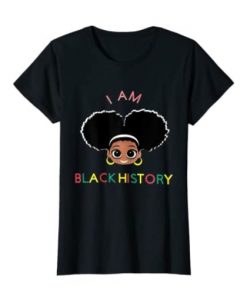 I Am The Strong African Queen girls - Black History Month day Shirt