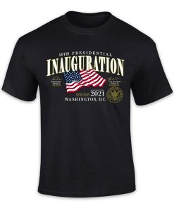 Inaugural Wavy Flag Biden-Harris Tee Shirt 2021