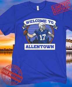 Josh Allen Allentown Apparel Tee Shirt Buffalo - NFLPA Licensed
