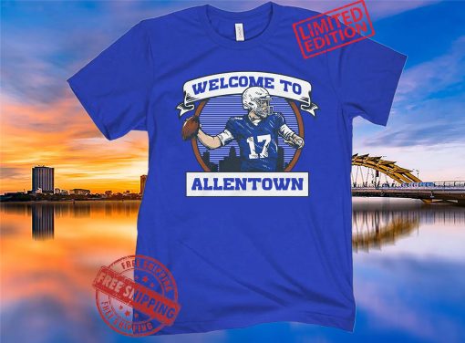 Josh Allen Allentown Apparel Tee Shirt Buffalo - NFLPA Licensed