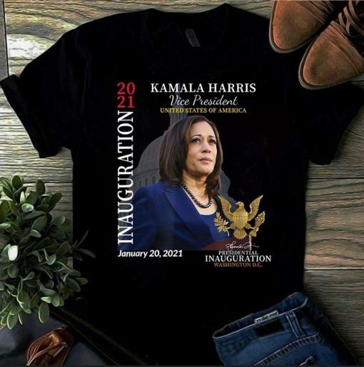 Kamala Harris 2021 Inauguration Day Commemorative Souvenir Shirt, Biden Harris Tee Shirt, 46th President Shirt, Joe Biden T-Shirt