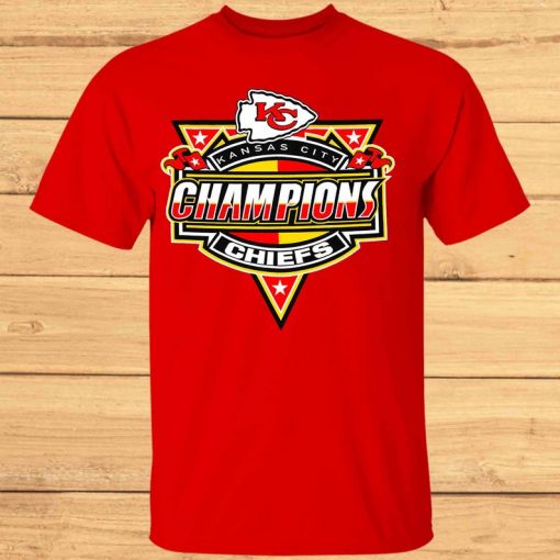 Kansas City Chiefs Super Bowl LIV Champions Tie-Dye T-Shirt Chiefs AFC East Champions 2021 Football Shirt Gifts Fan Shirt