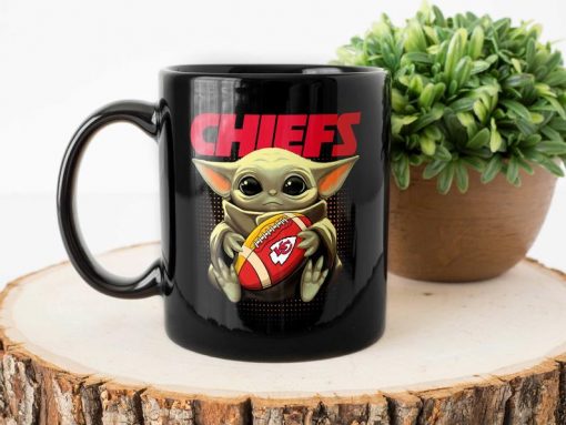 Kansas city chief mug, tampa bay buccaneers mug, supper bowl 2021, baby yoda black mug