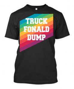 Lgbt Rainbow Truck Fonald Dump Anti Trump Shirt