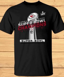 Men's 2020 Kansas City Chiefs Super Bowl LIV Champions Black Shirt Chiefs AFC East Champions 2021 Football Gift Fan