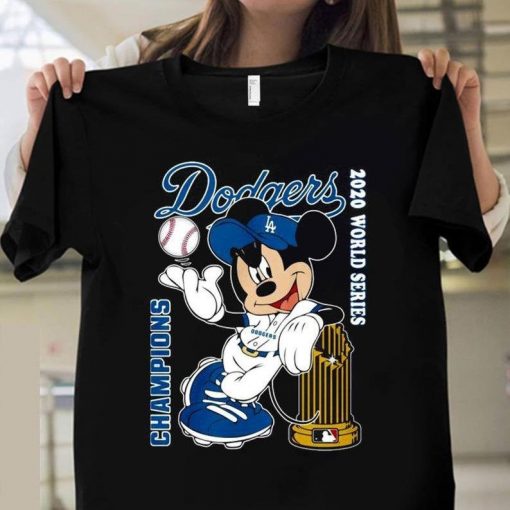 Mickey champions shirt, Disney Mickey Baseball Dodgers Champions 2020 World Series Shirt, Mickey Baseball Shirt, mickey shirt, mickeydisney