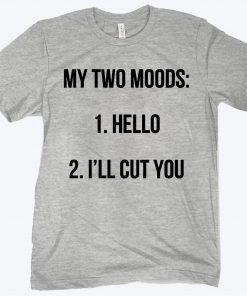 My Two Moods Hello I’ll Cut You Classic T-Shirt