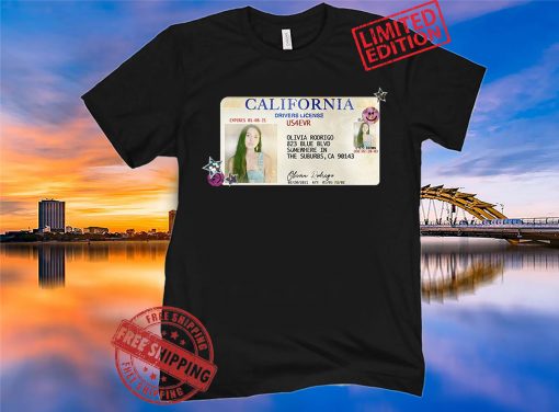 Olivia Rodrigo Drivers License Tee Shirt