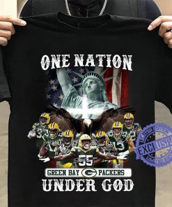 One nation green bay packers under god unisex shirt