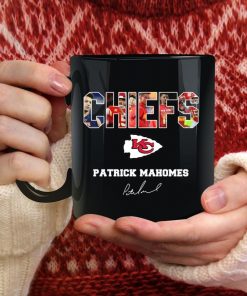 Patrick Mahomes Chiefs Coffee Mug, Kansas City Chiefs, Kc chiefs Cup, Youth Baseball Gift, Black Cup