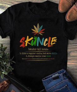 Retro Vintage Skuncle Definition T-shirt, Weed Uncle T-shirt, Men Shirt Gift