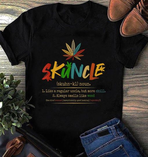 Retro Vintage Skuncle Definition T-shirt, Weed Uncle T-shirt, Men Shirt Gift
