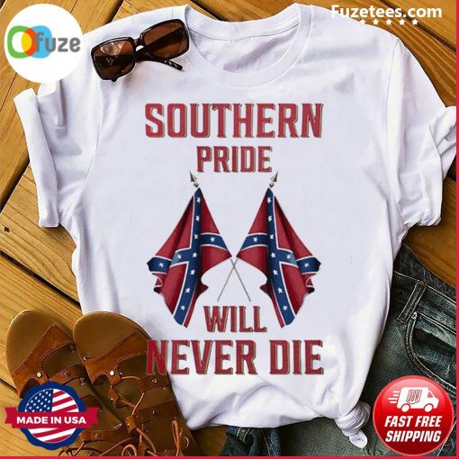 Southern Pride Will Never Die Flag US Tee Shirt
