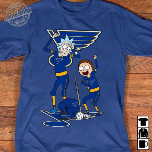 St. Louis Blues Tee Rick and morty Shirt