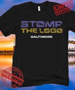 Stomp the Logo Tee Shirt - Baltimore Football