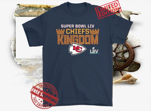 Super Bowl LIV Kansas City Chiefs Champions Chiefs Kingdom NFL 2021 T-Shirt