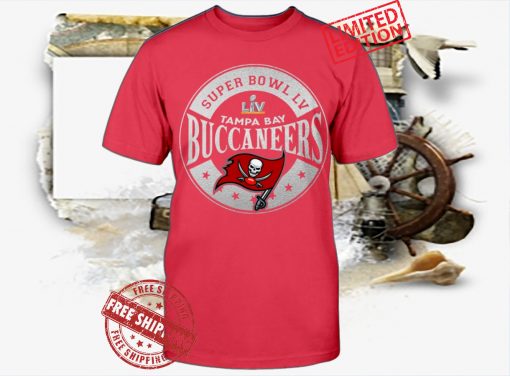 TAMPA BAY BUCCANEERS SUPER BOWL LV BOUND IN THE ZONE METALLIC SHIRT