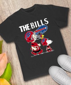 The Bills Buffalo Snoopy Charlie Brown Woodstock Tshirt Design Made in CAD & USA